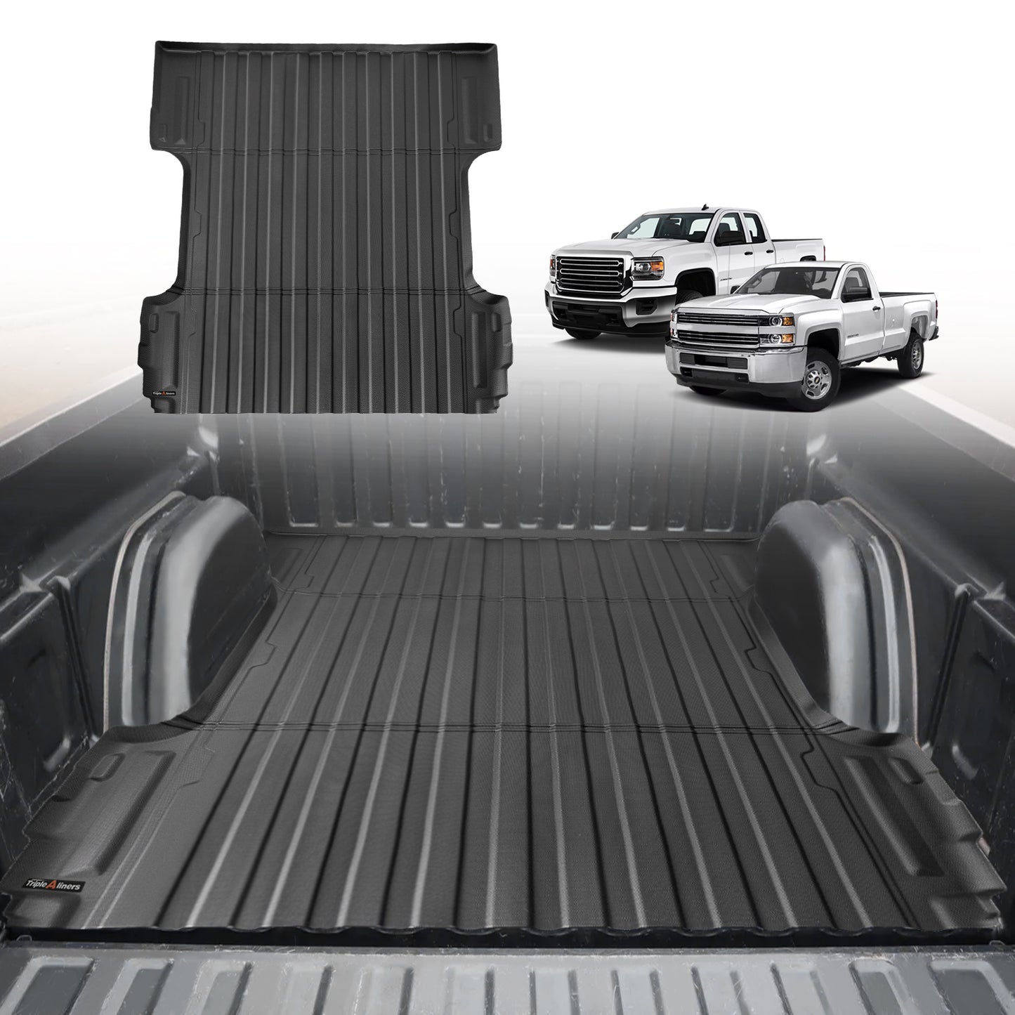 Truck Bed Mat for Chevy Silverado/GMC Sierra 2500HD/3500HD 2007-2019 6.6FT Standard Bed Heavy Duty