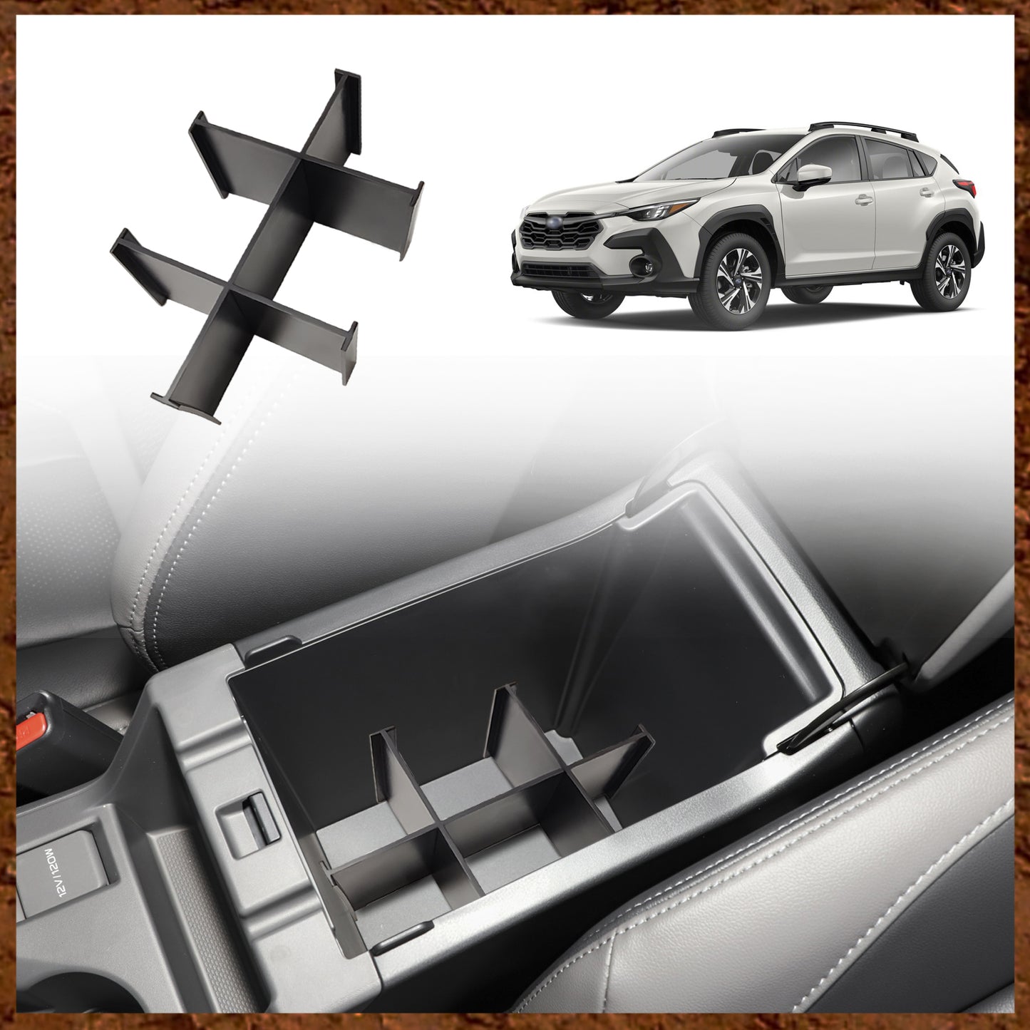 Console Bottom Divider for Subaru Crosstrek 2024