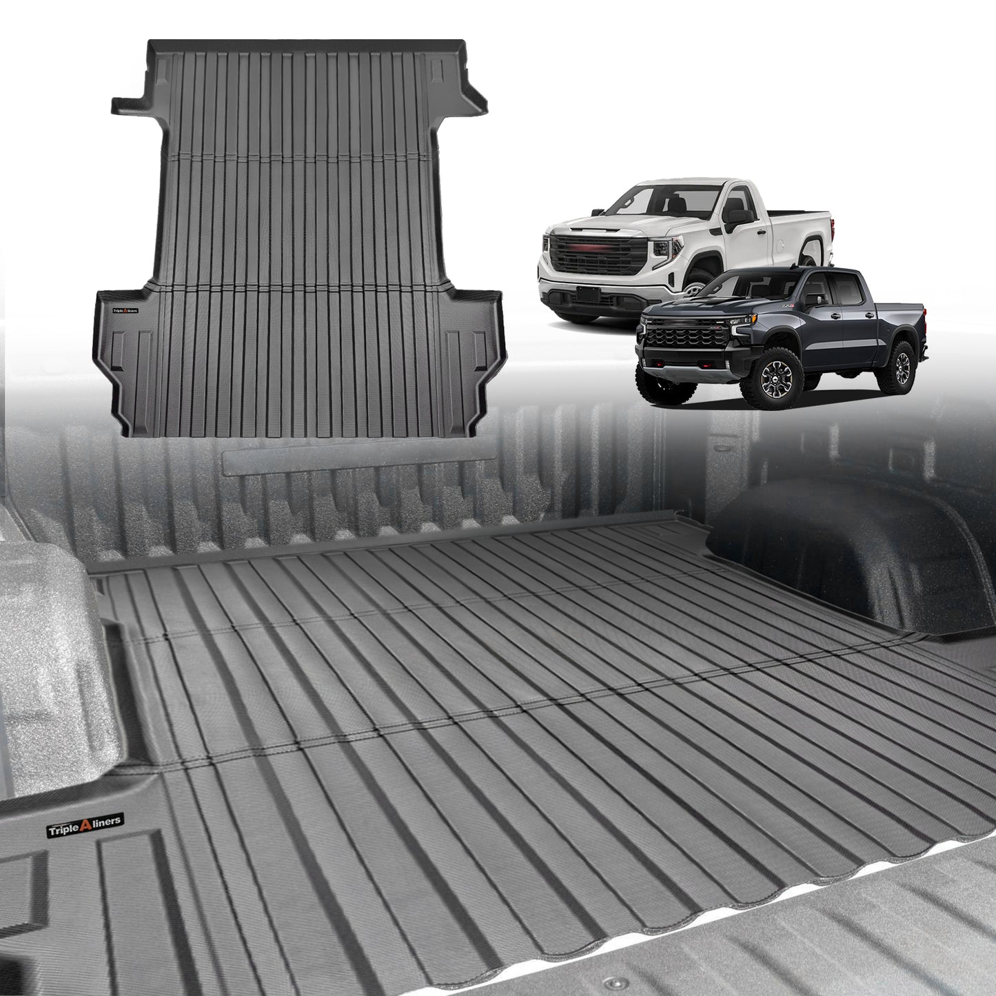 Trunk Bed Mat for Chevy Silverado/GMC Sierra 1500 2019-2025 5'8'' (69.9inch) Short Bed