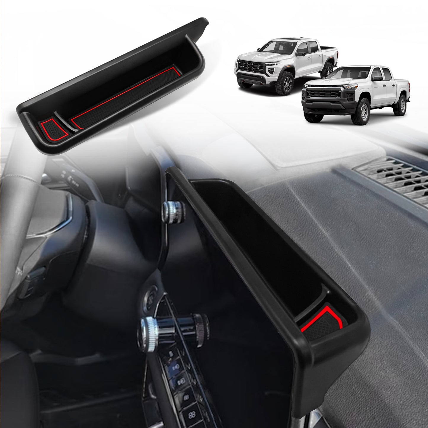 Dash Storage Box for Chevrolet Colorado and GMC Canyon 2023 2024 2025 (2 optional colors)