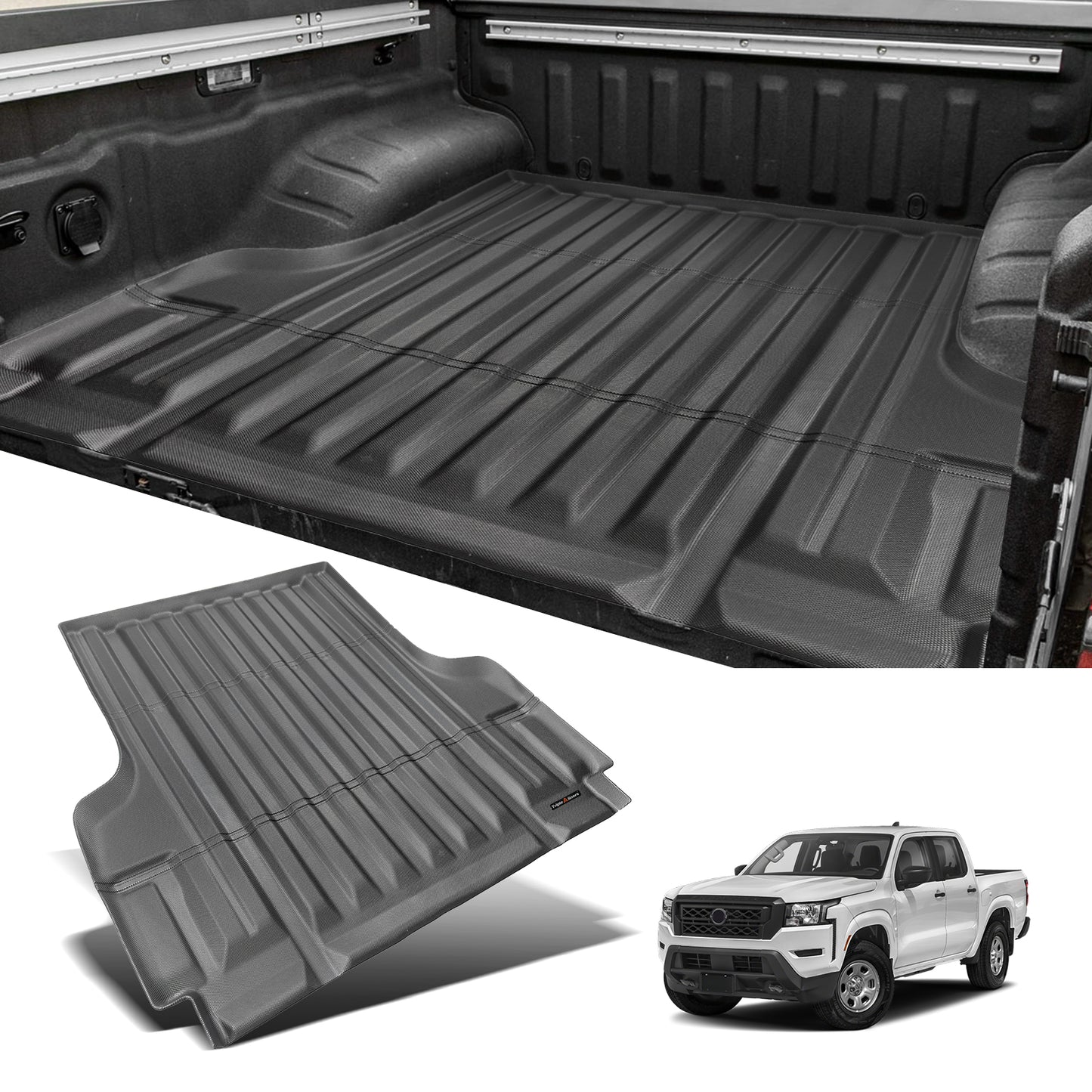 Truck Bed Mat Compatible with Nissan Frontier 2022-2025 Crew Cab Short 5 Feet (60")