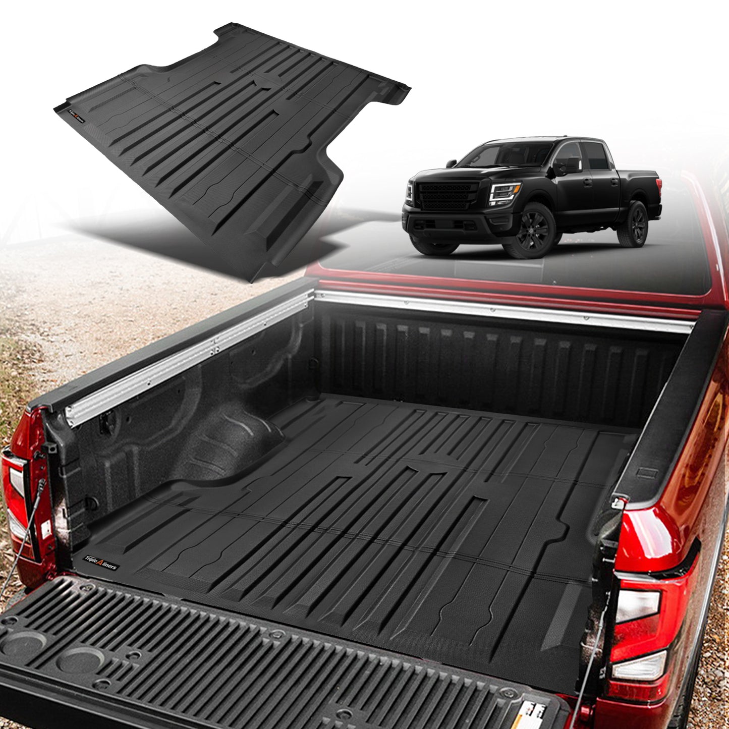 Truck Bed Mat for 2004-2024 Nissan Titan 5.5FT Short Bed