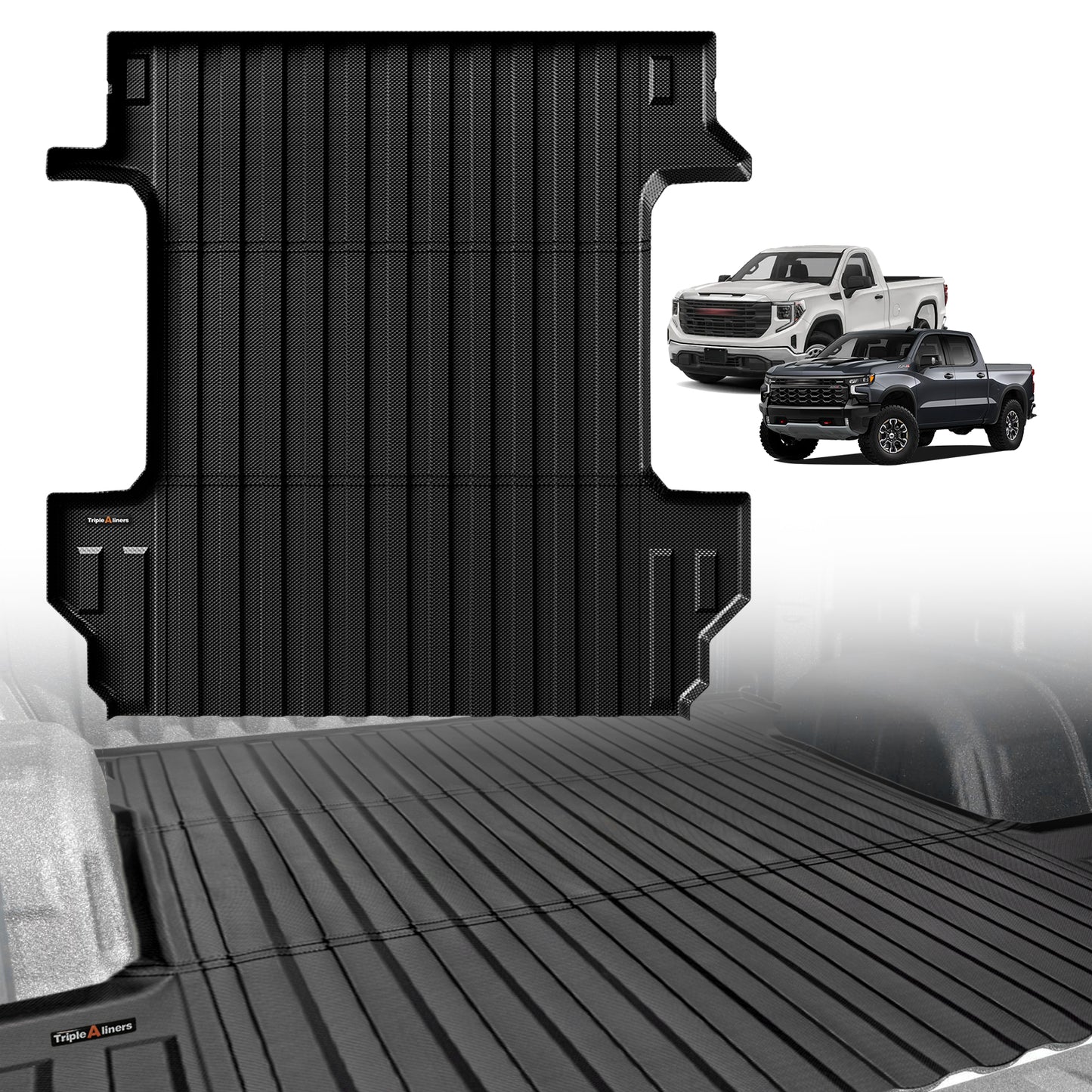 Trunk Bed Mat for Chevy Silverado/GMC Sierra 1500 2019-2025 5'8'' (69.9inch) Short Bed