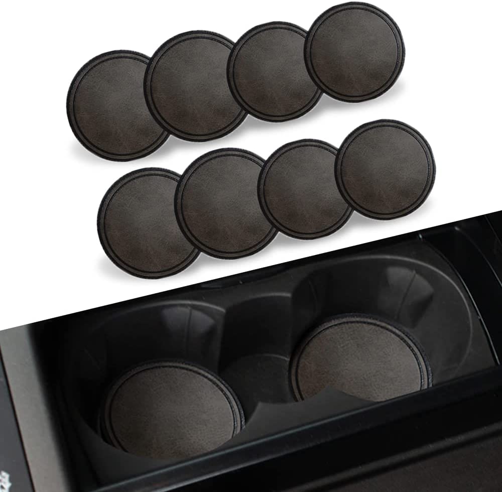 Leather Cup Holder Coasters set of 4