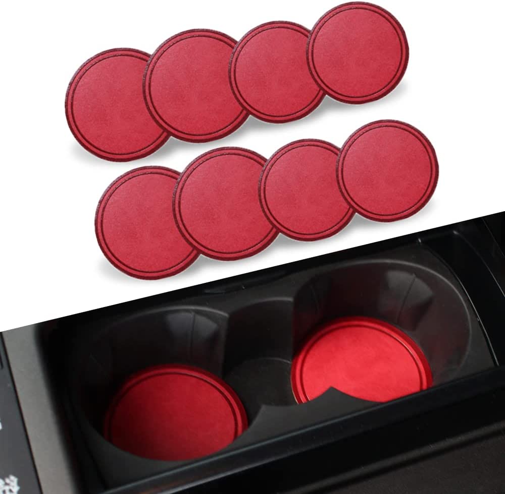 Leather Cup Holder Coasters set of 4