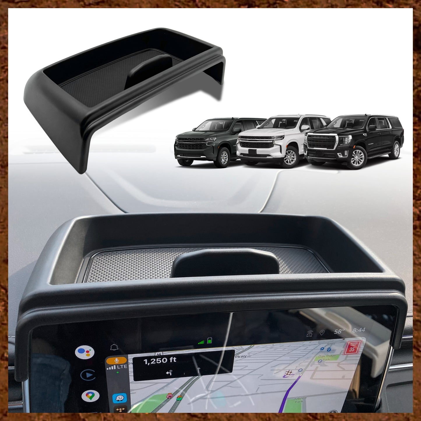 Dashboard Storage Tray for 2021-2023 GMC Yukon/Chevy Tahoe Suburban