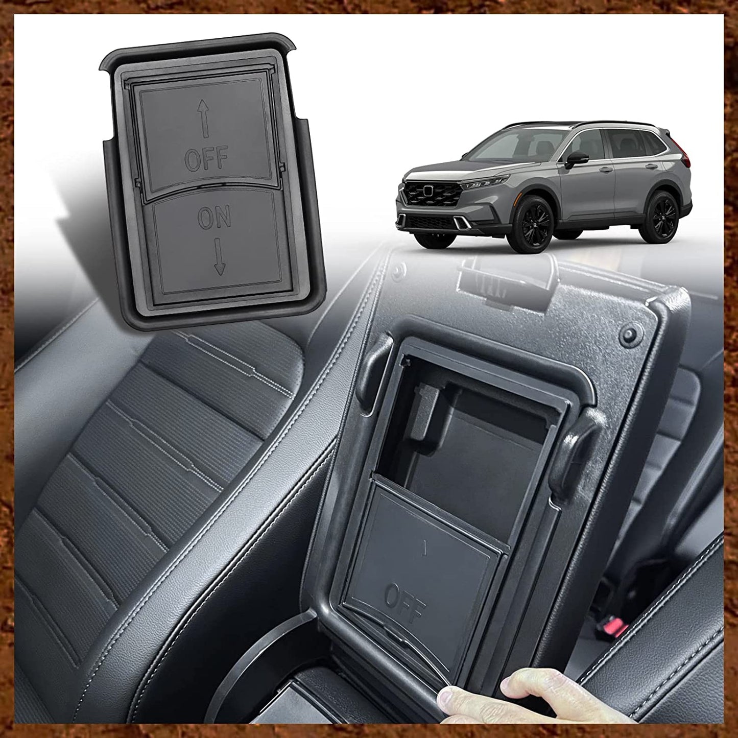 Armrest Hidden Storage Box for 2023 CR-V