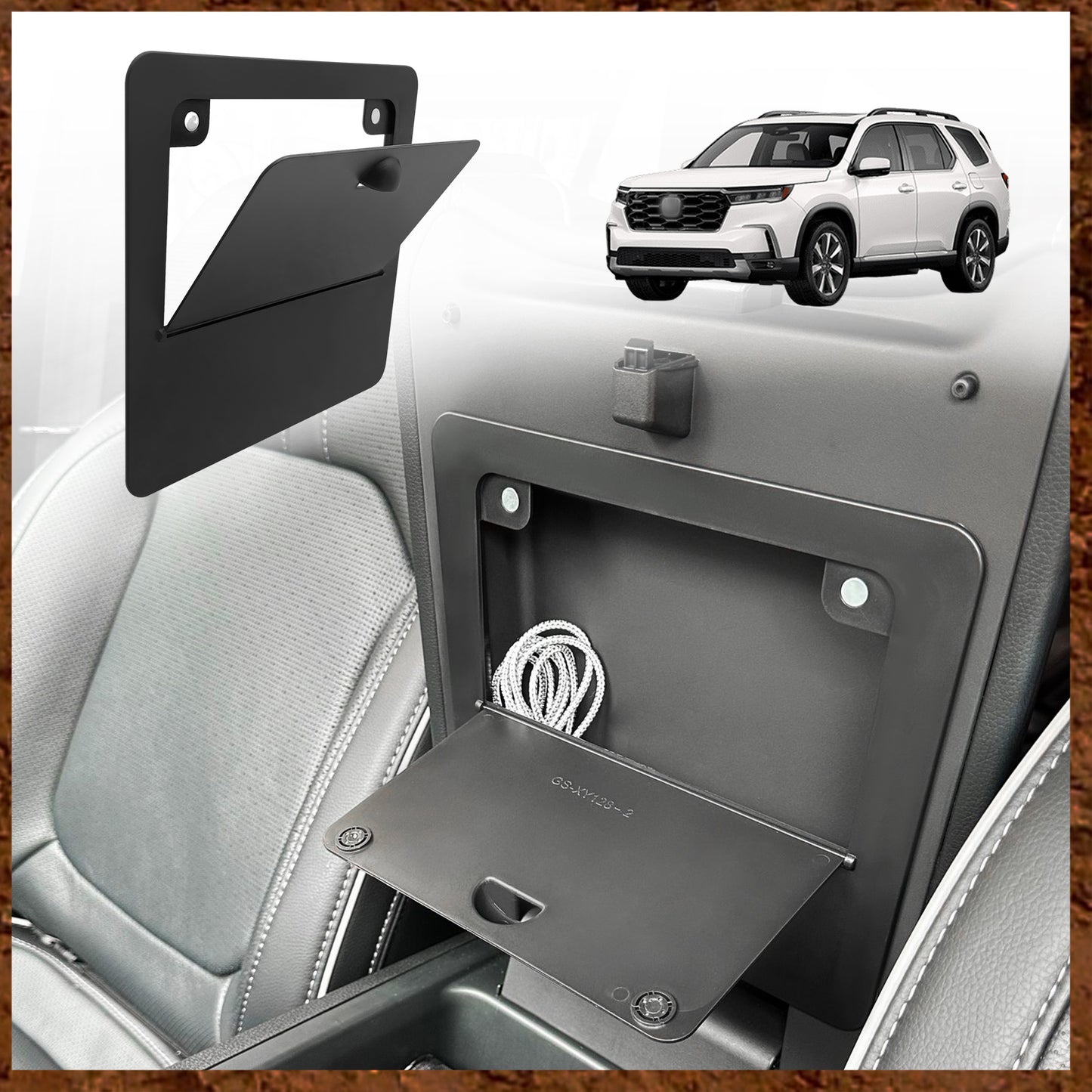 Honda Pilot 2023 Magnet Armrest Hidden Organizer
