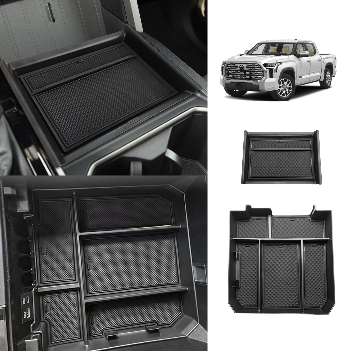 Center Console Organizer for 2022 2023 2024 2025 Toyota Tundra