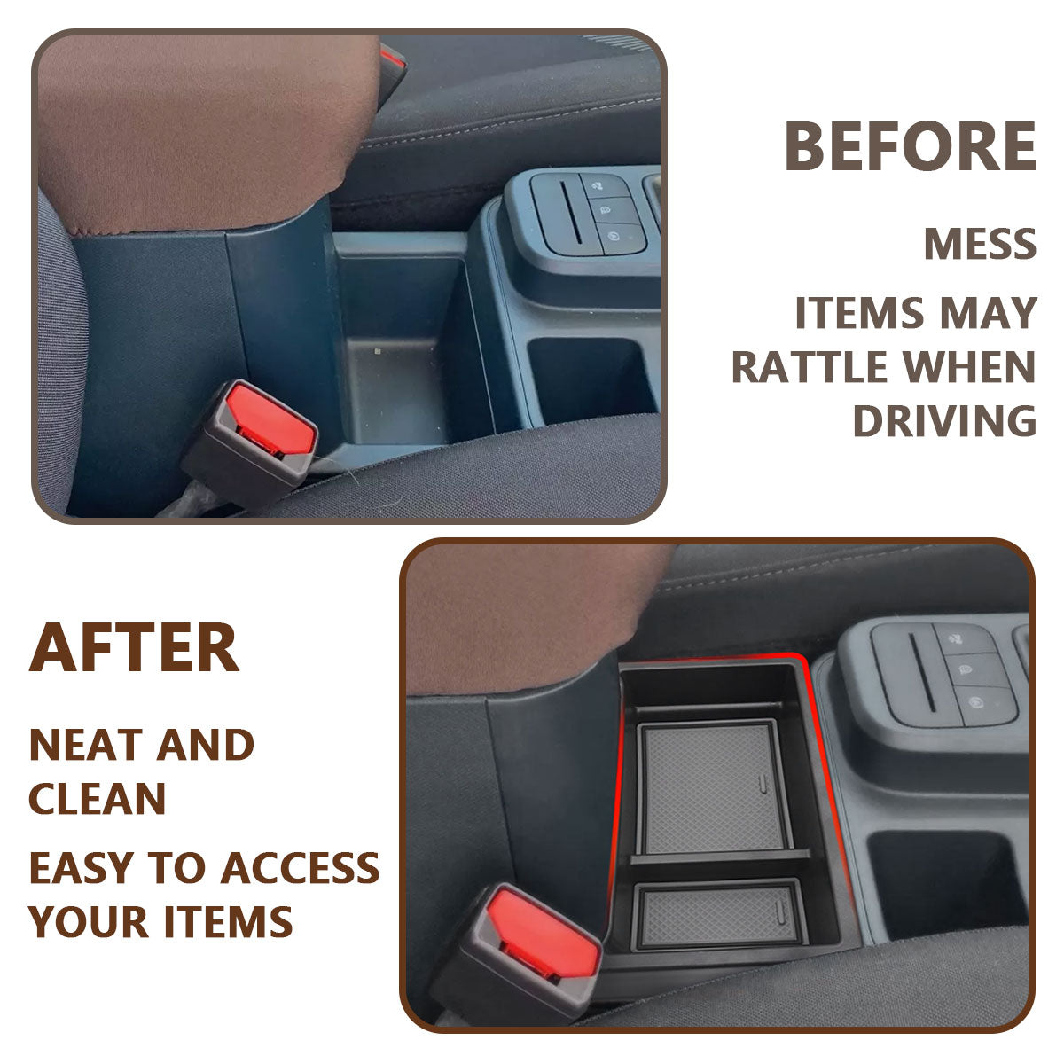 Gear shift storage tray for 2022-2023 Maverick