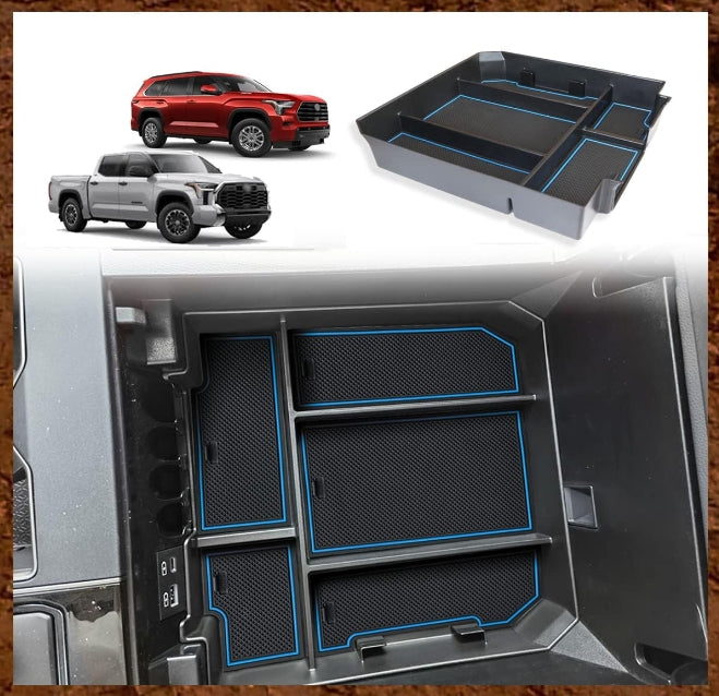 Center Console Organizer for 2022 2023 2024 2025 Toyota Tundra