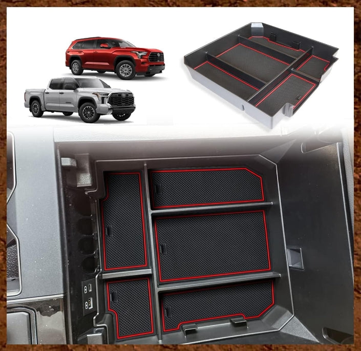 Center Console Organizer for 2022 2023 2024 2025 Toyota Tundra
