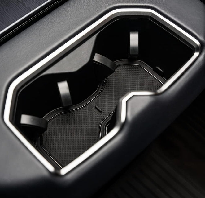 Fits Tundra Accessories 2022-2024 Premium Custom Interior Non-Slip Anti Dust Cup Holder Inserts 30 Pcs Set Center Console Liner Door Pocket Liners