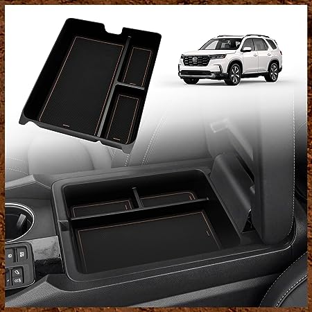 Center Console Organizer Armrest Storage Box for Honda Pilot 2023