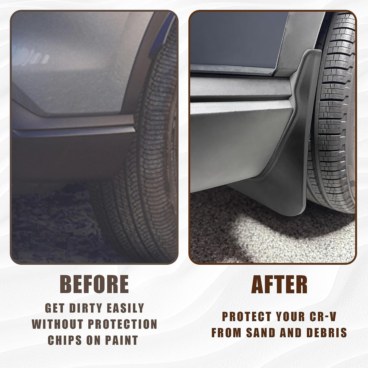 Mud Flaps for 2023 CR-V LX EX EXL (Not for Hybrid)