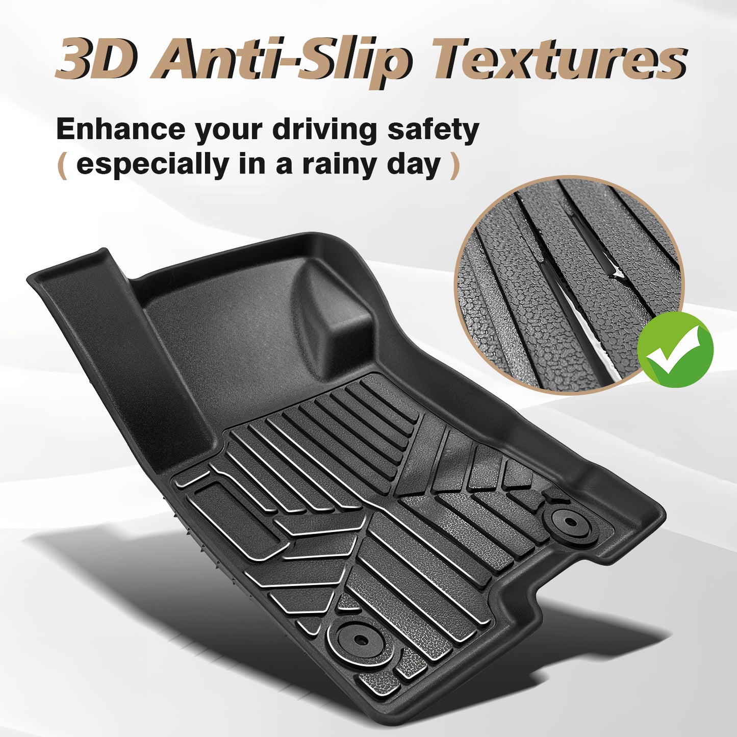 Truck Bed Mat Floor Mats for Ford Maverick Hybrid 2025 2024 2023 2022