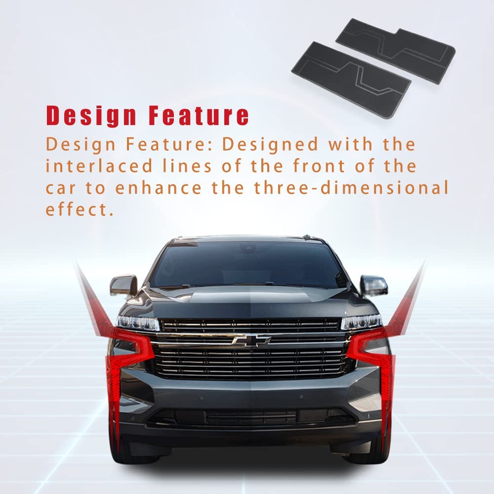 Center Console Storage Tray with Leather insert Mat for 2021-2023 GMC Yukon/Tahoe CHevy Suburban