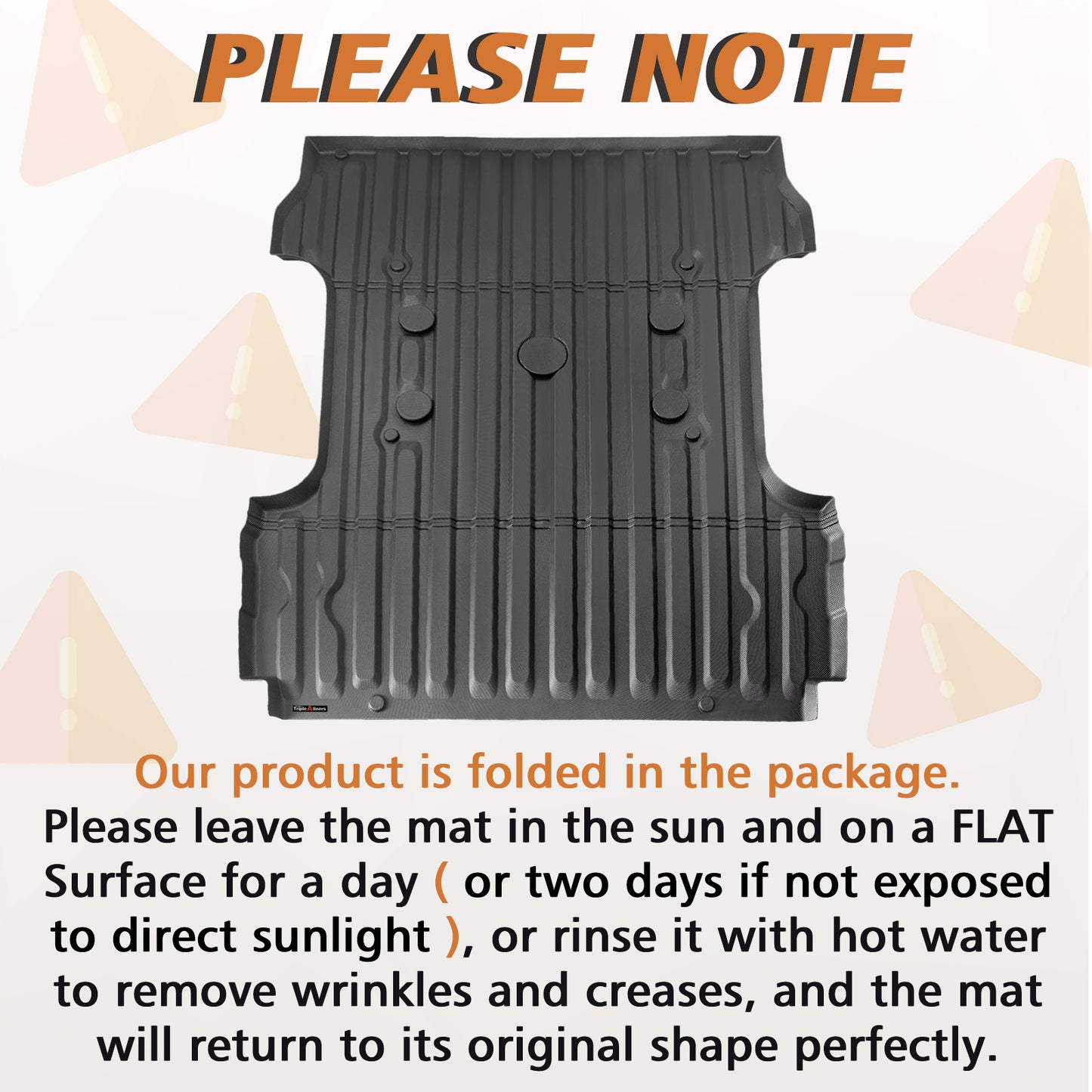 Truck Bed Mat for Ford Super Duty 2017-2024 F250/F350/F450 6.8 Feet Standard Bed