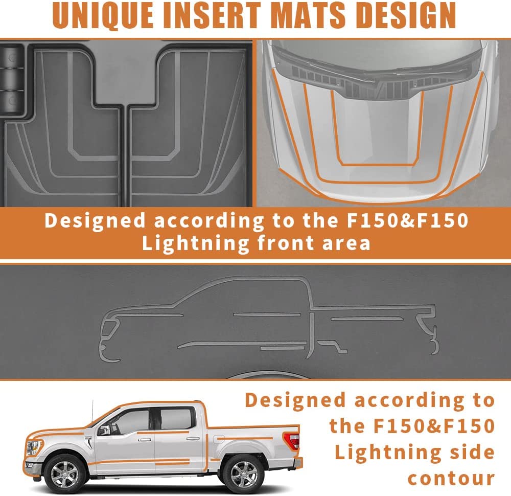 Safe Vault Insert Storage Tray for 2021-2023 F-150 F-150 lightning