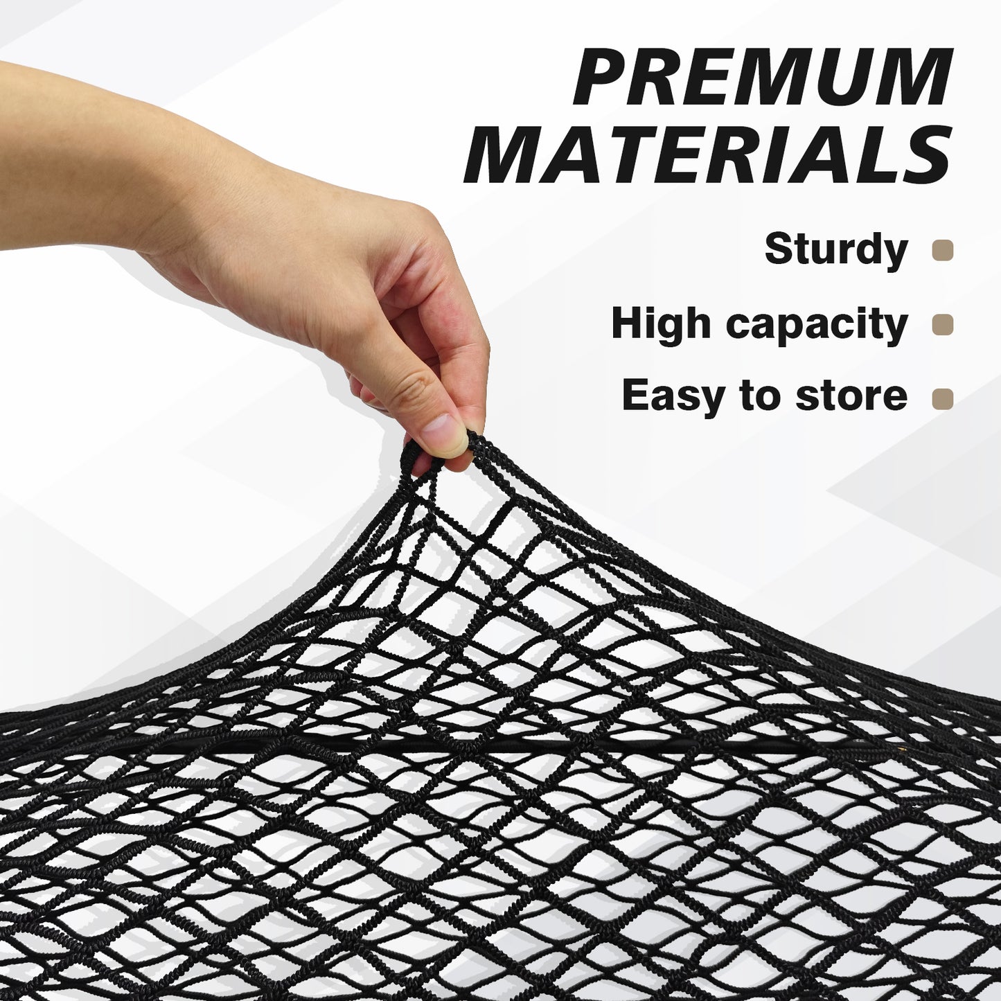 Truck Bed Cargo Net Envelope Style Compatible with 2024 Toyota Tacoma