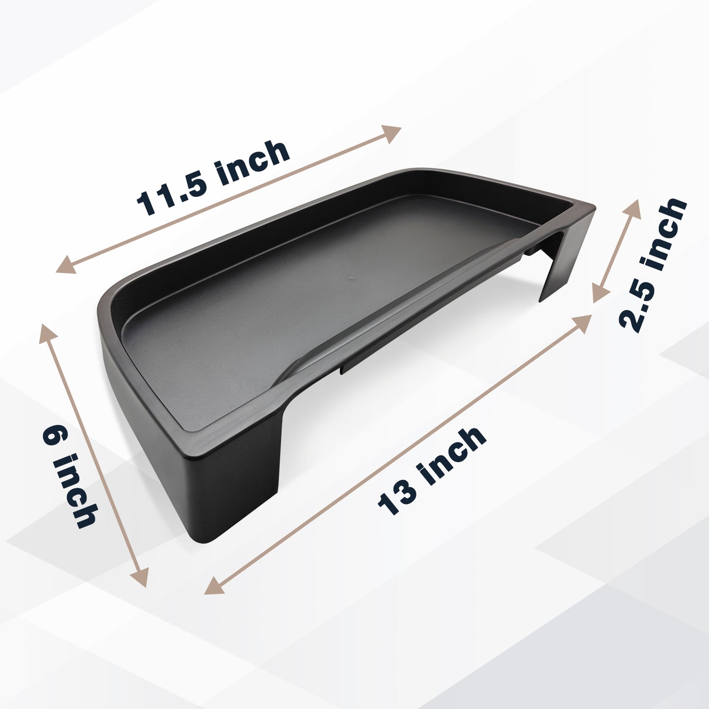 for 2024 2023 Pilot Dash Storage Tray Insert Behind Screen Box Center Console Organizer Interior Accessories