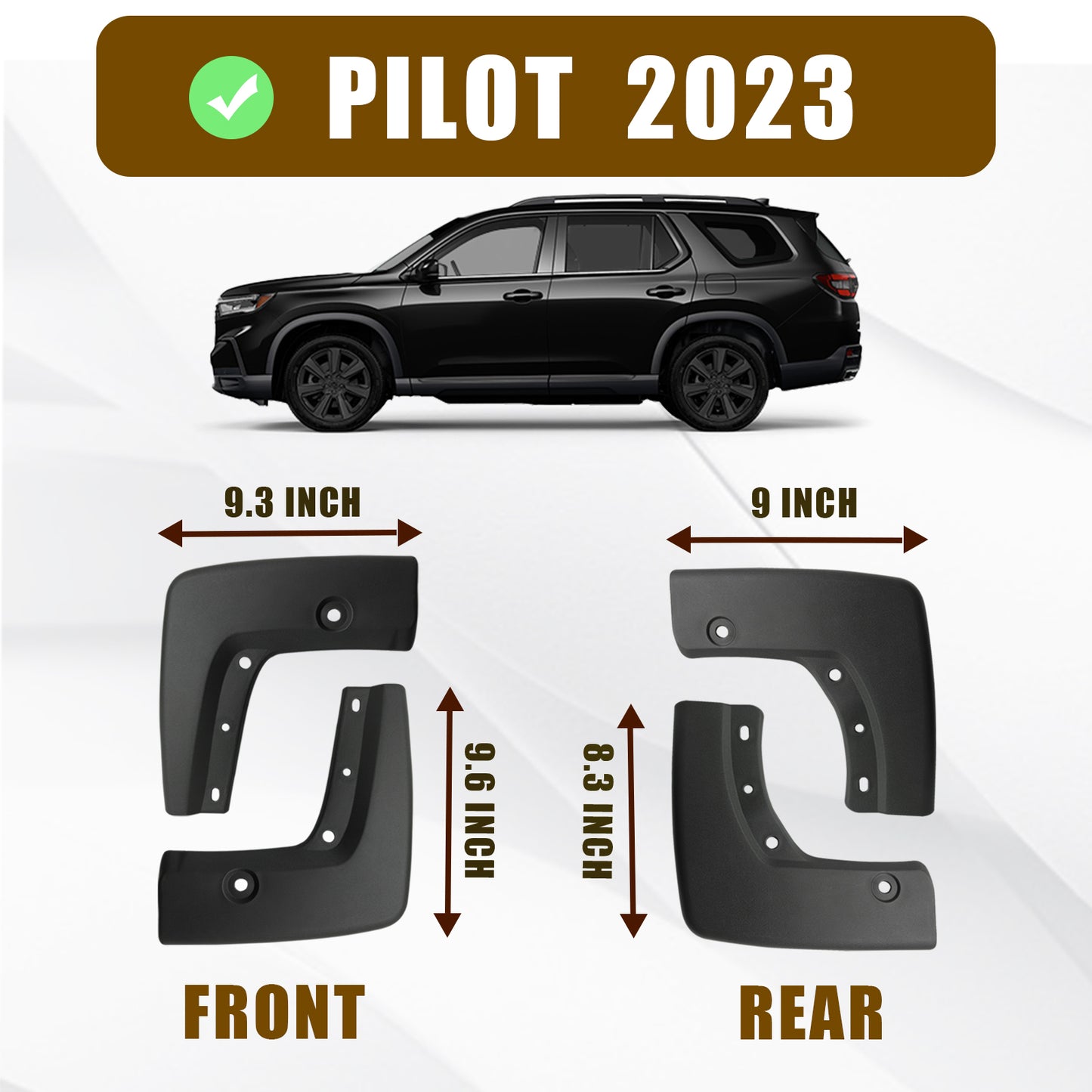 Mud Flaps for Honda Pilot 2023