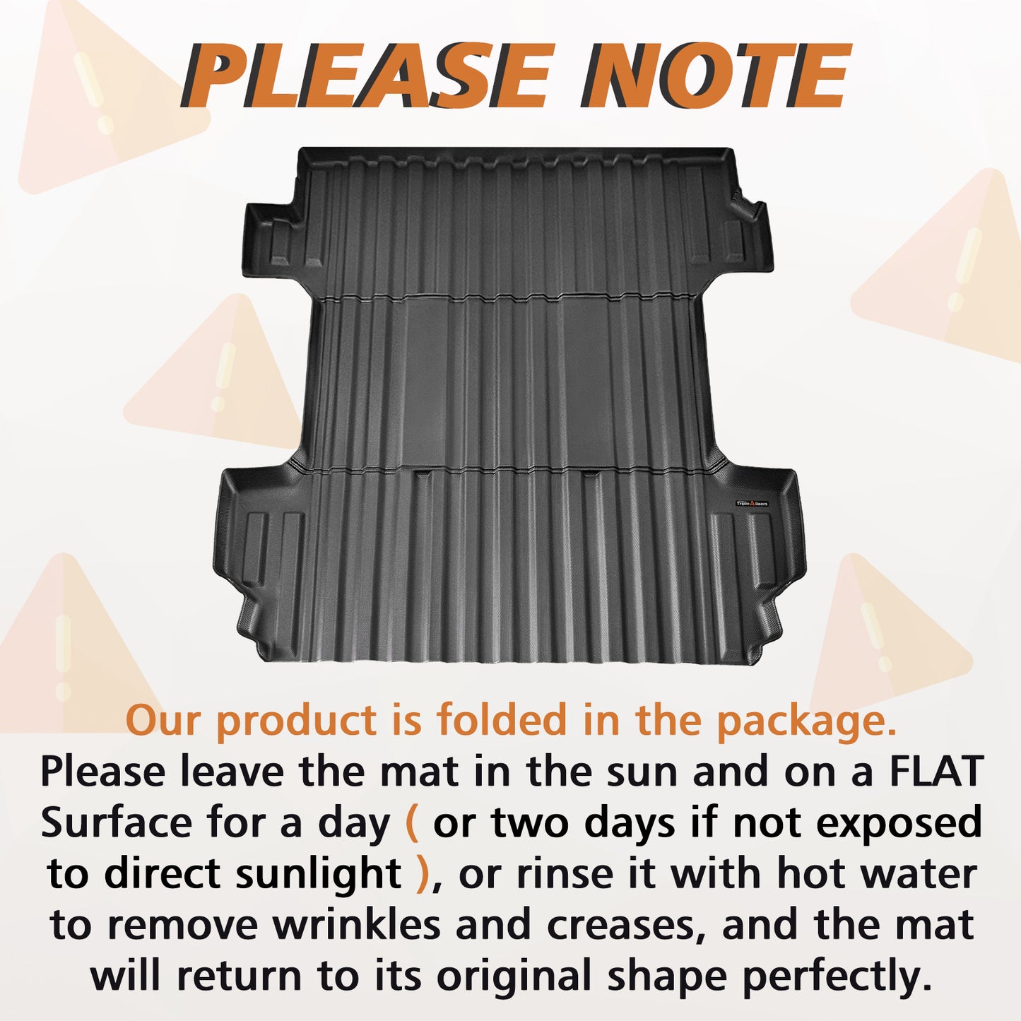 Truck Bed Mat for 2020-2025 Chevy Silverado/GMC Sierra 2500 3500HD 6.8FT Bed