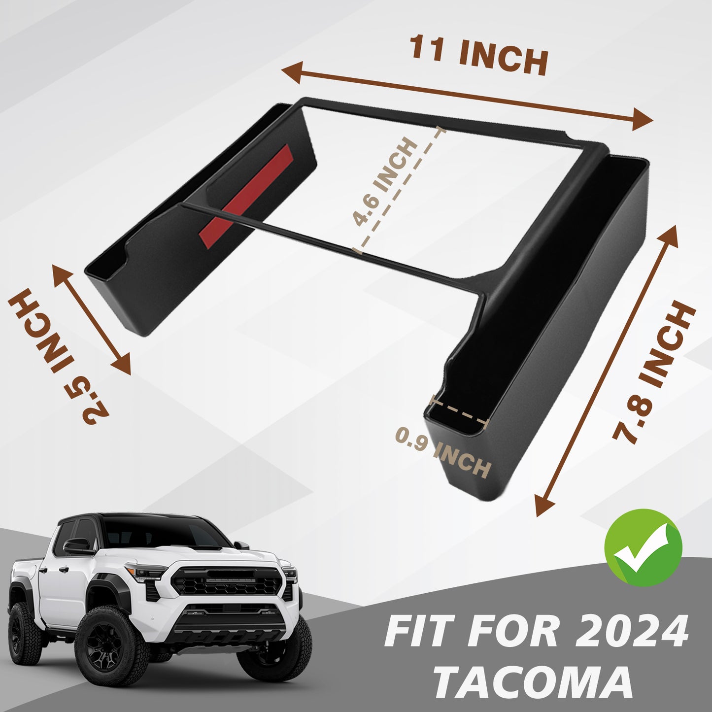 Center Console Organizer for 2024 Toyota Tacoma
