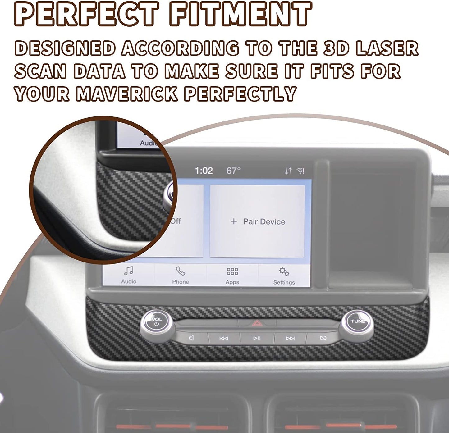 Volume Knob Trim Cover for 2022-2023 Maverick