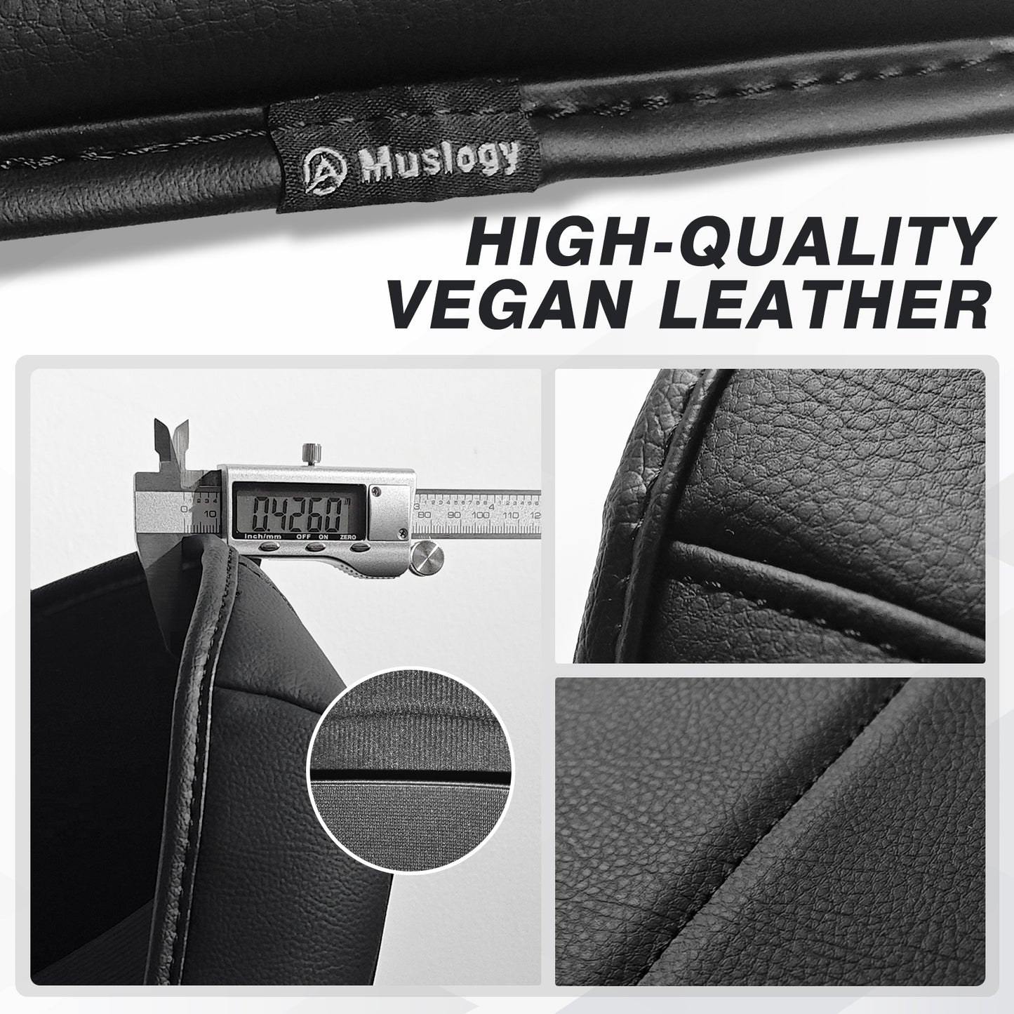 Center Console Armrest Cover Compatible with Dodge Ram1500/2500/3500 2013-2018 Comfort Armrest Pad Arm Rest Cushion Vegan Leather Protector Regular Thick(Bucket Seat ONLY)
