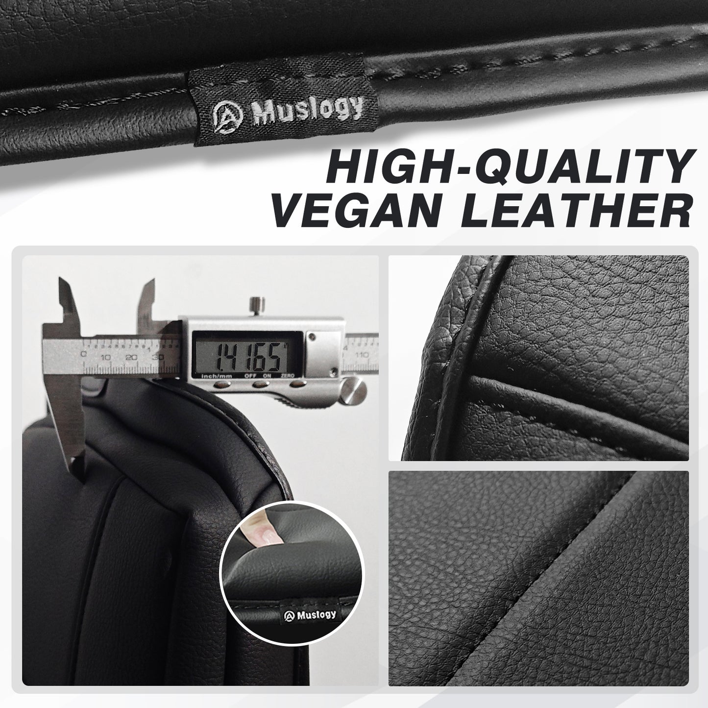 Center Console Armrest Cover Compatible with Dodge Ram1500/2500/3500 2013-2018 Comfort Armrest Pad Arm Rest Cushion Vegan Leather Protector 1-Inch Extra Thick(Bucket Seat ONLY)