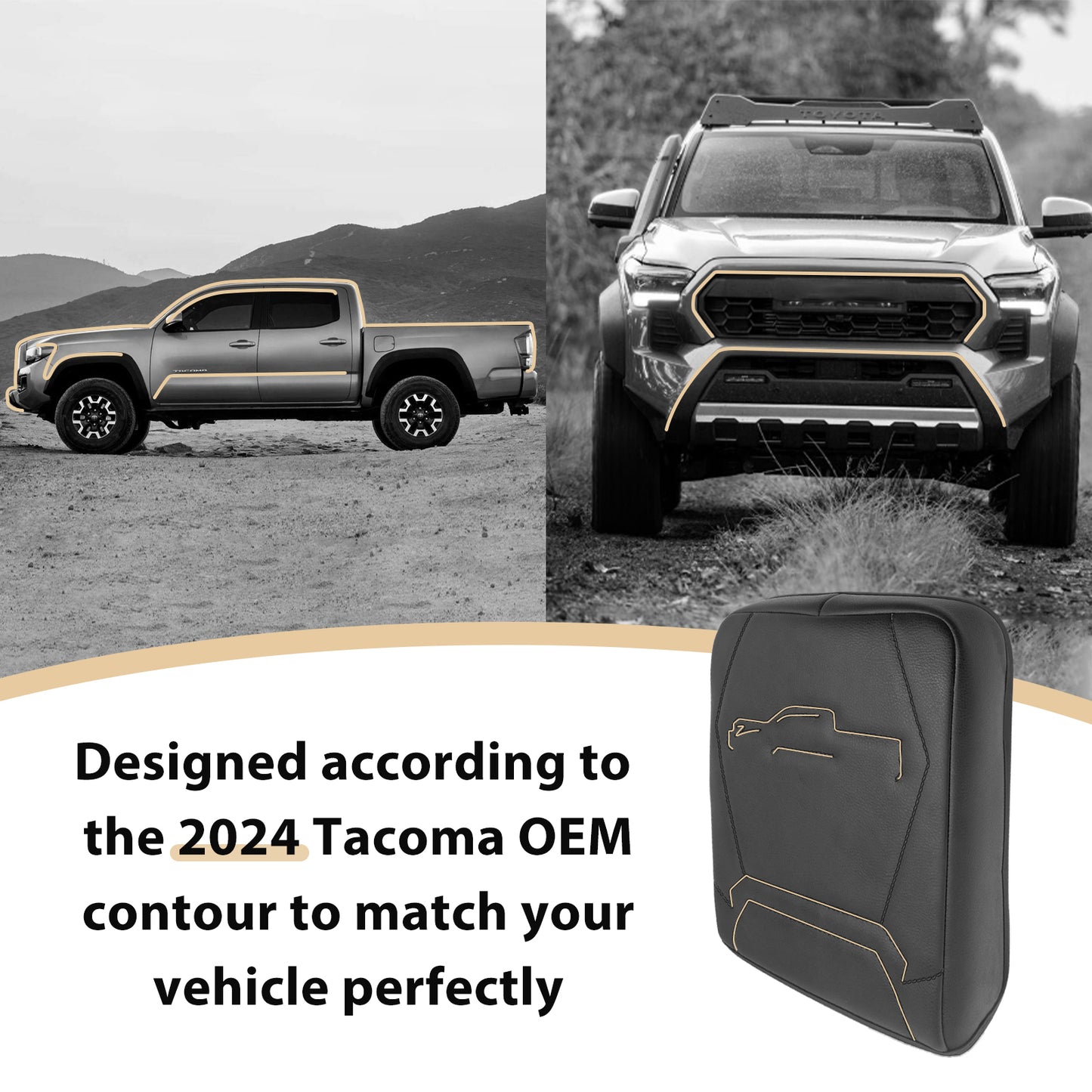 Center Console Cover for 2024 Toyota Tacoma