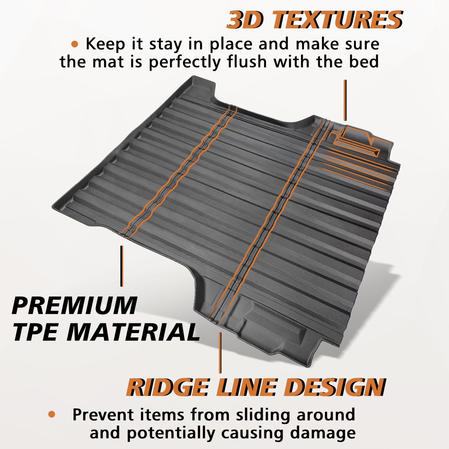 Truck Bed Mat for Chevy Colorado/GMC Canyon 2015-2022 Short 5 Feet (60'')