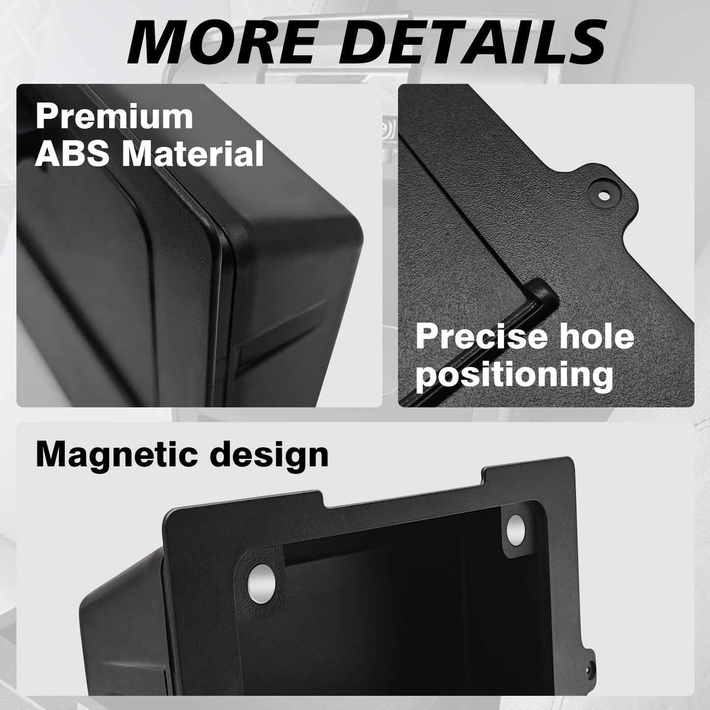 Center Console Hidden Organizer Compatible with 2024 Toyota Tacoma