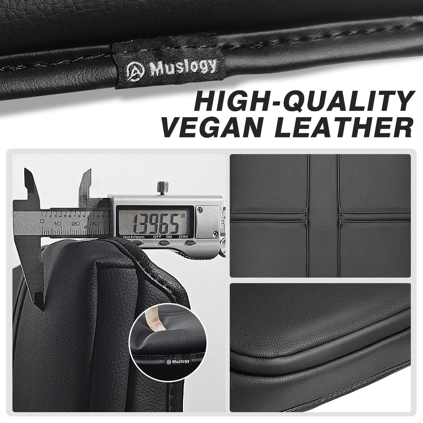 Center Console Armrest Cover Compatible with Dodge Ram1500/2500/3500 2002-2012 Comfort Armrest Pad Arm Rest Cushion Vegan Leather Protector 1-Inch Extra Thick(Jump Seat ONLY)