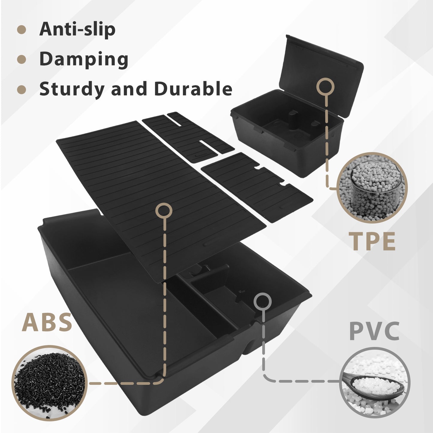 Center Console Organizer for2024 Toyota Tacoma