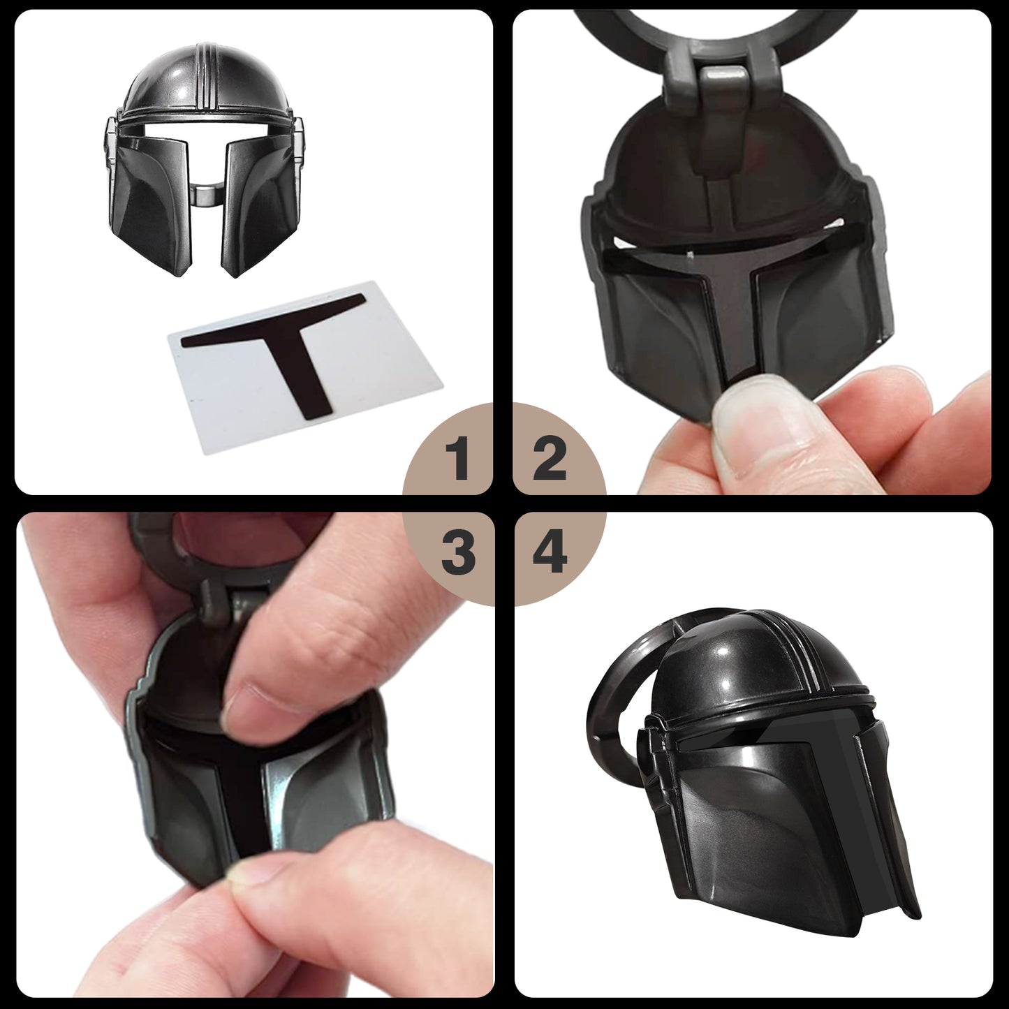 Mando Style Universal car Engine Start Stop Button Cover