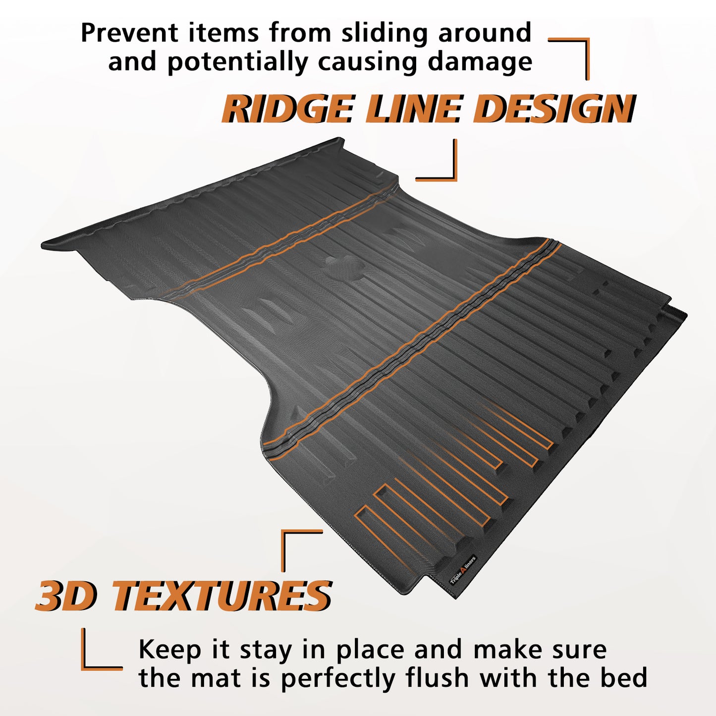 Truck Bed Mat for Ford 1999-2016 Super Duty F250/F350/F450 6.8 Feet Standard Bed