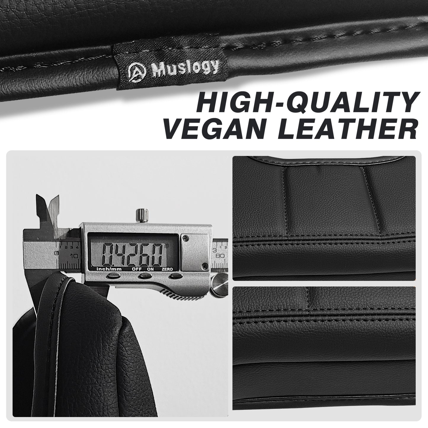 Center Console Armrest Cover Compatible with Chevy Silverado & GMC Sierra 2014-2018 Comfort Armrest Pad Arm Rest Cushion Vegan Leather Protector 1-Inch Extra Thick(Jump Seat ONLY)