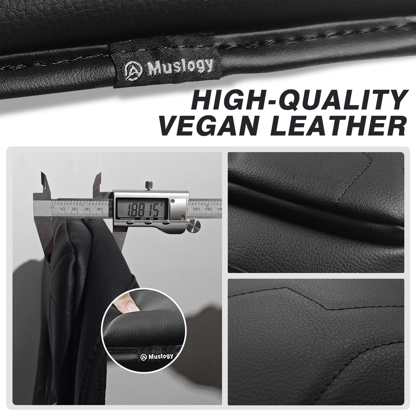 Center Console Armrest Cover Compatible with Chevy Silverado & GMC Sierra 2019-2025 Comfort Armrest Pad Arm Rest Cushion Vegan Leather Protector 1-Inch Extra Thick(Jump Seat ONLY)