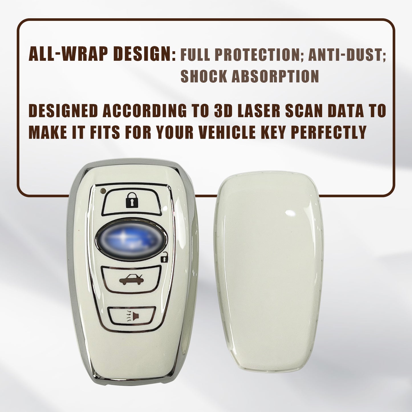 Smart Key Fob Cover for Subaru Crosstrek 2018-2024