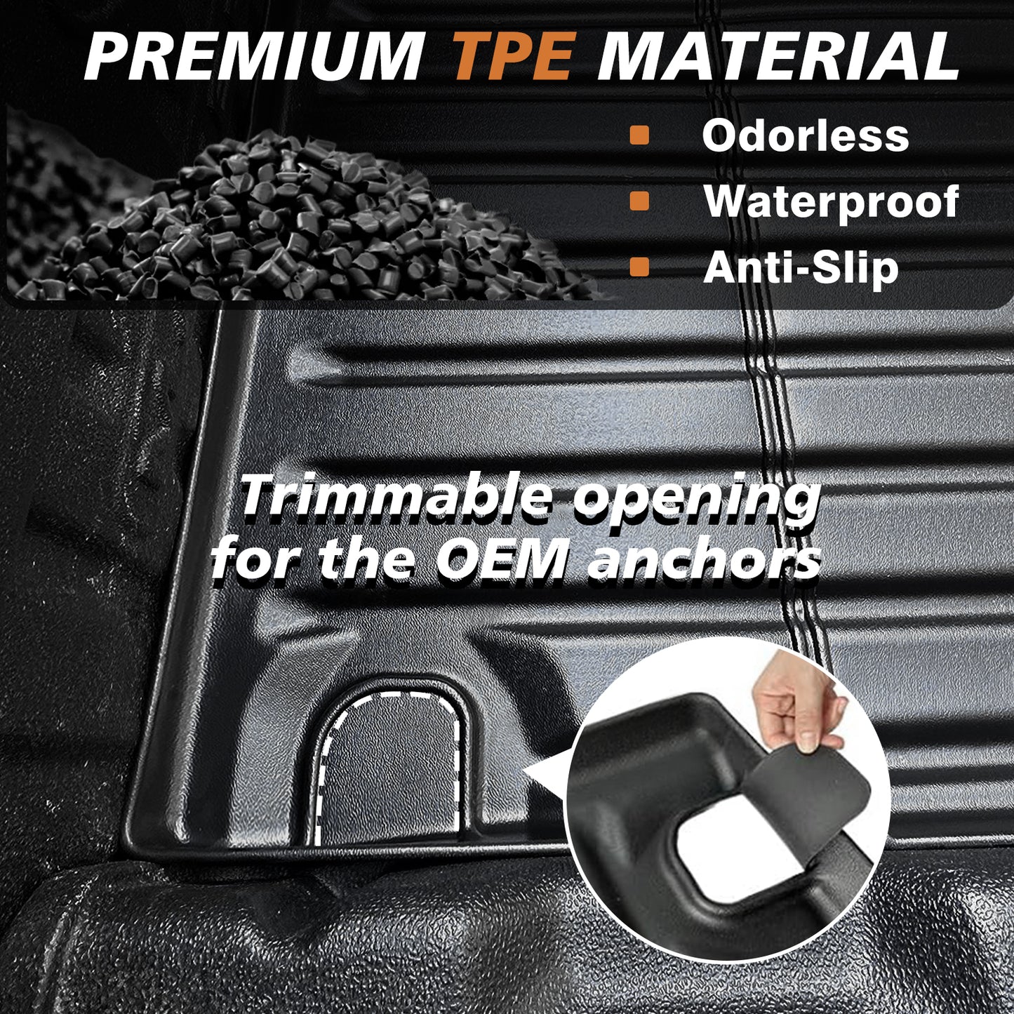 Trunk Bed Mat for Maverick 2022-2025 Hybrid & Gas