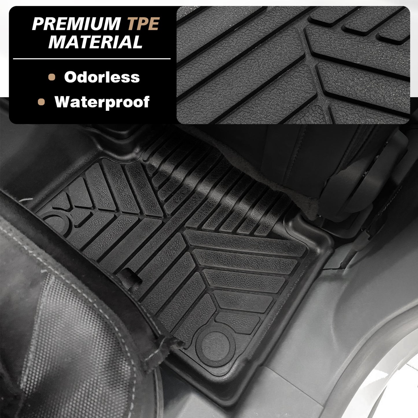 Truck Bed Mat Floor Mats for Ford Maverick Hybrid 2025 2024 2023 2022