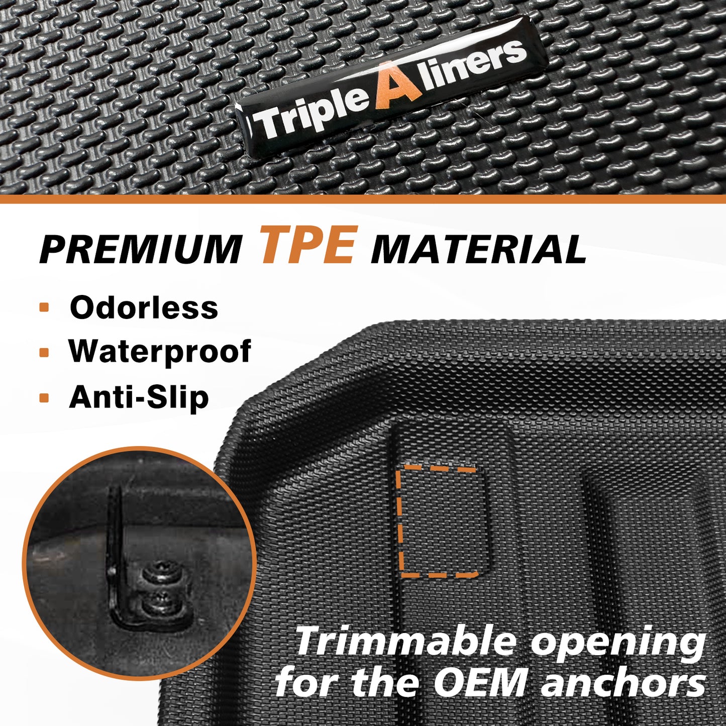 Truck Bed Mat for Honda Ridgeline 2017-2025 5.3FT (64inch)