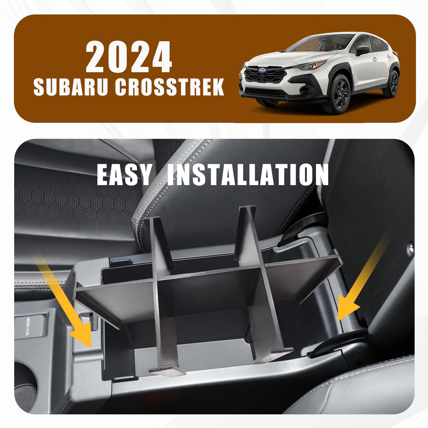 Console Bottom Divider for Subaru Crosstrek 2024