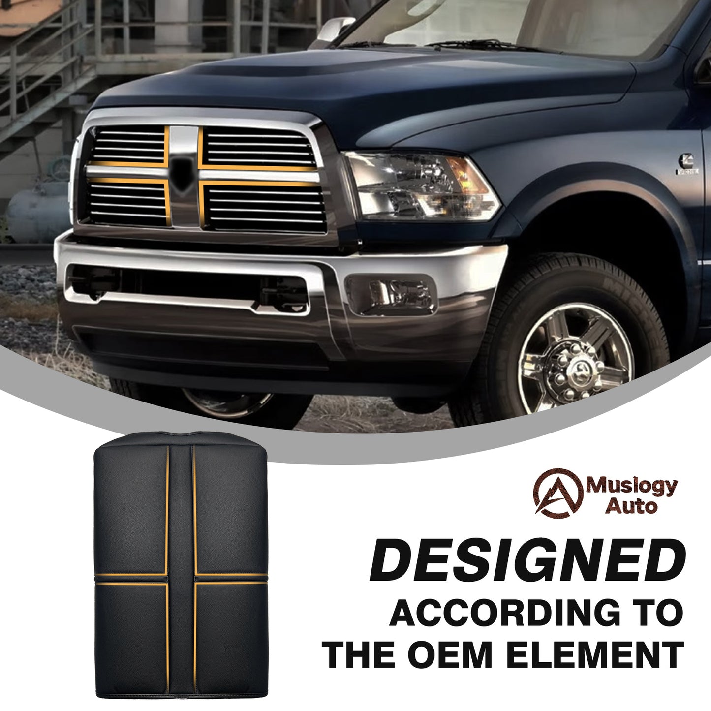 Center Console Armrest Cover Compatible with Dodge Ram1500/2500/3500 2002-2012 Comfort Armrest Pad Arm Rest Cushion Vegan Leather Protector Regular Thick(Jump Seat ONLY)