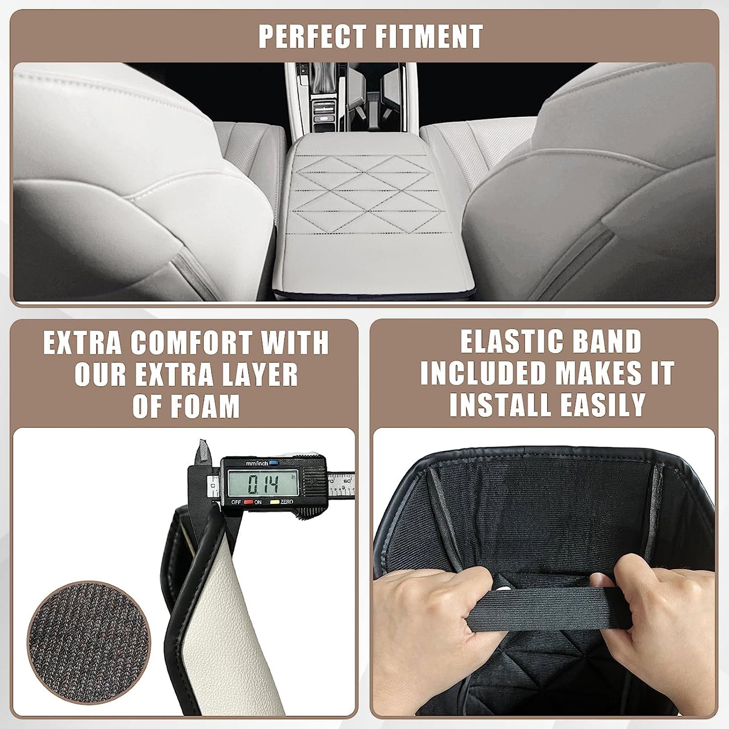 Center Console Armrest Cover for 2023 Accord