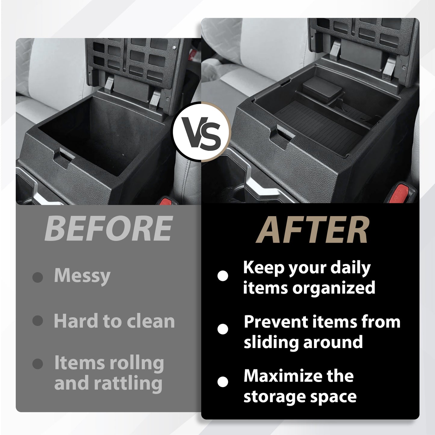 Center Console Organizer for2024 Toyota Tacoma