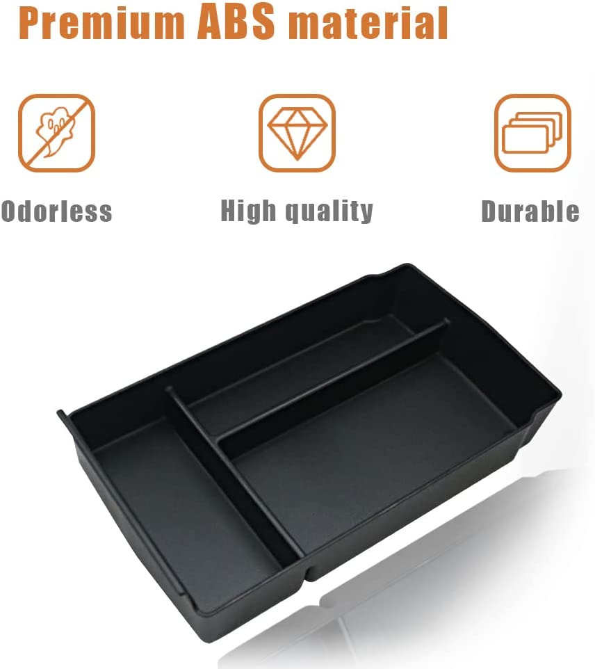 Center Console Storage Tray with Vegan Leather insert Mats for 2023 Honda CR-V