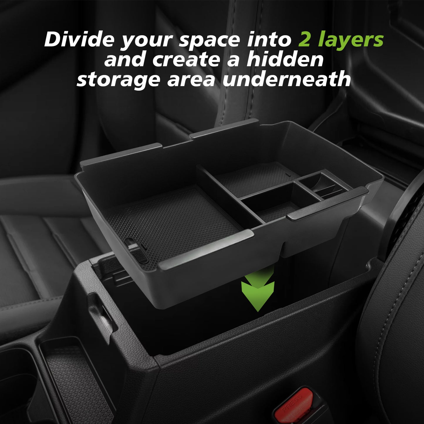 Center Console Tray with Coin Holder for CR-V 2023-2024